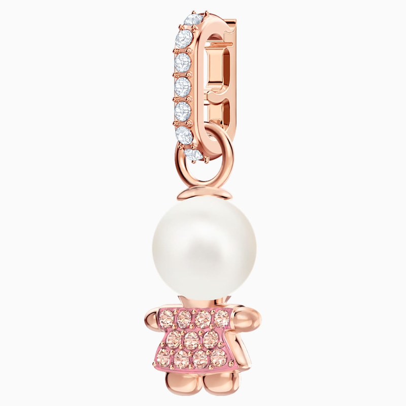 Swarovski Swarovski Remix Collection Girl Charm, Pink, Rose Swarovski Swarovski Remix Collection Girl Charm, Pink, Rose
