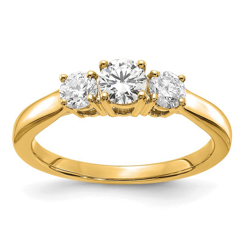 14k White Gold Lab Grown Diamond SI1/SI2, G H I, Petite Engagement Ring 14k White Gold Lab Grown Diamond SI1/SI2, G H I, Petite Engagement Ring