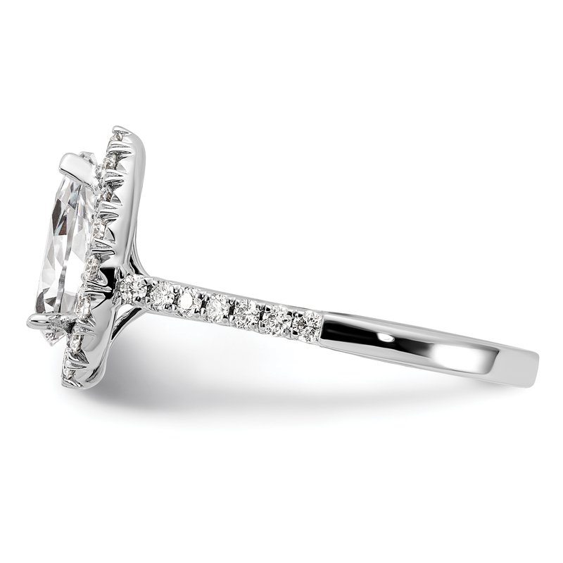 True Origin 14K White Gold 1/3 carat Lab Grown Diamond VS+ F+ Semi ...