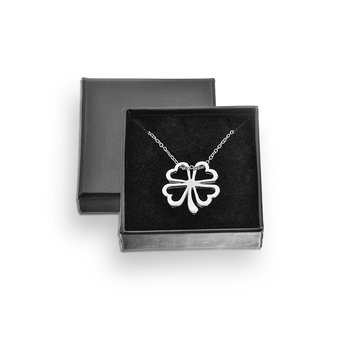 4-Leaf Clover Shamrock Cutout Pendant Necklace T494-TY2217