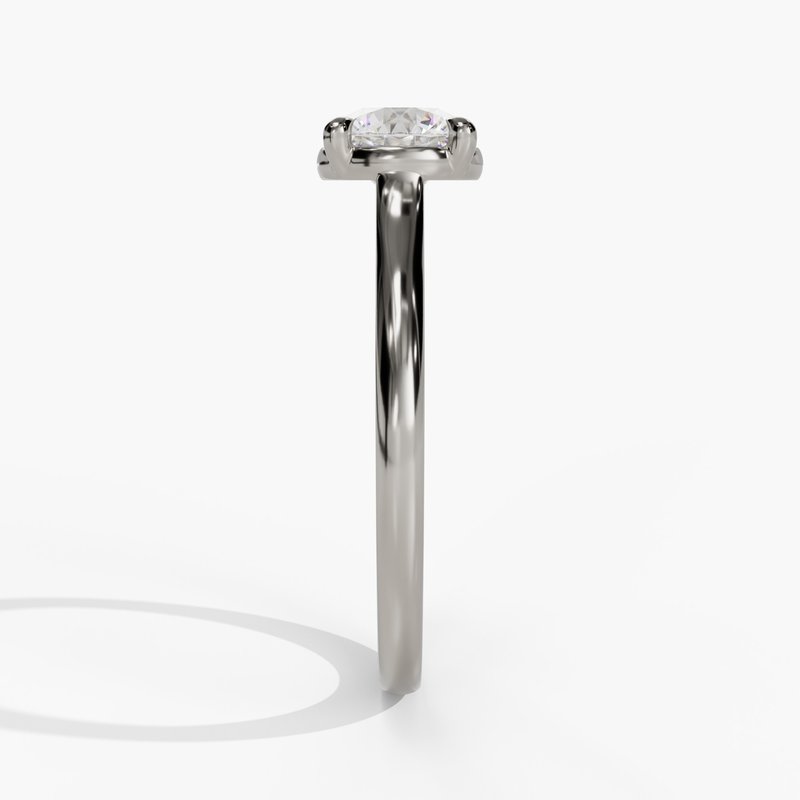 Cathedral Head With Bridge Setting Engagement Ring R14237 - Costar