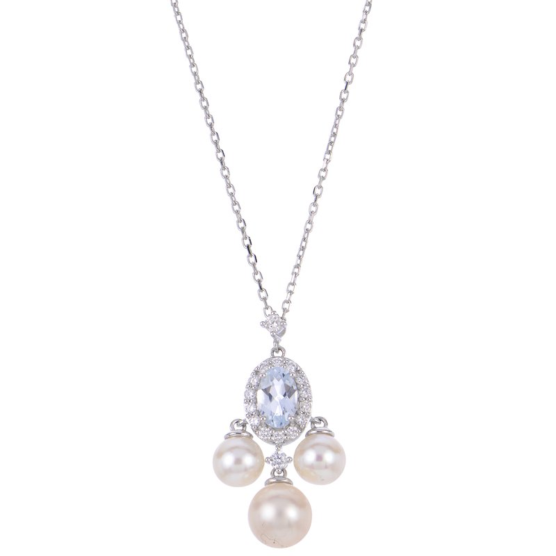 Imperial Pearl 14KT White Gold Freshwater Pearl Necklace