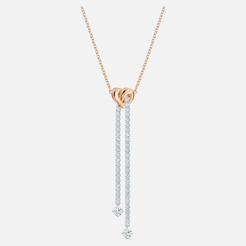 SWAROVSKI★[正規品] Lifelong Heart Rosegold Necklace 5516542 Lifelong Heart pendant, White, Rose gold-tone plated | Swarovski