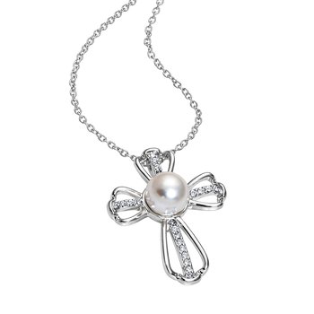 Cross Pearl Pendant T494-TY01728