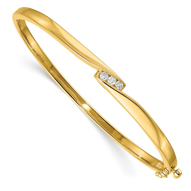 アクセサリー GENERAL THE ROPE BANGLE Amazon.com: Jewels By Lux 14K Yellow Gold 7.7mm Polished