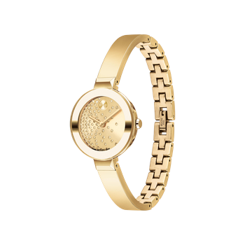 Movado Women\'s Watch 3600938 Bold Swiss Quartz Mother of Pearl Dial Gold Bangle Movado Bold Watch 3600938 | Joseph-Anthony Fine Jewelry in  main image 3