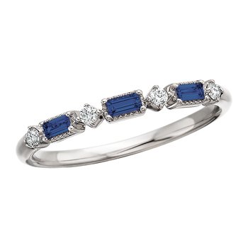 Dot-Dash Sapphire Band .07tdw TJC15B2706SA