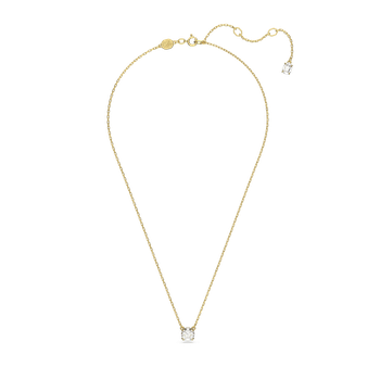 SWAROVSKI｜ (Stilla Pendant (5636706)) Stilla pendant, Round cut, White, Rhodium plated | Swarovski
