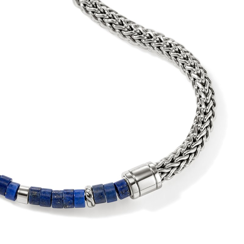 JOHN HARDY Heishi Chain Bracelet, Silver, Gemstones BUS9012521LPZ