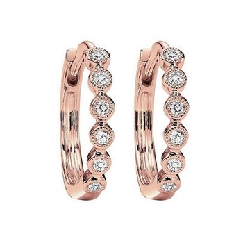 Mixables 14Kt Yellow Gold Diamond 1/8Ctw Earring FE2084-4YD Mixables 14Kt Yellow Gold Diamond 1/8Ctw Earring FE2084-4YD