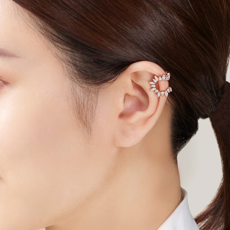 Hearts On Fire Aerial Sunburst Ear Cuff AERSEC - Michael Eller