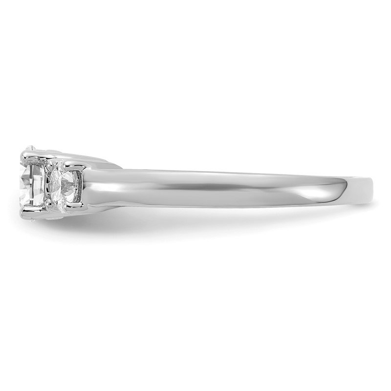 14k White Gold 3-Stone Lab Grown Diamond SI1/SI2, G H I, Engagement Ring 14k White Gold 3-Stone Lab Grown Diamond SI1/SI2, G H I, Engagement Ring