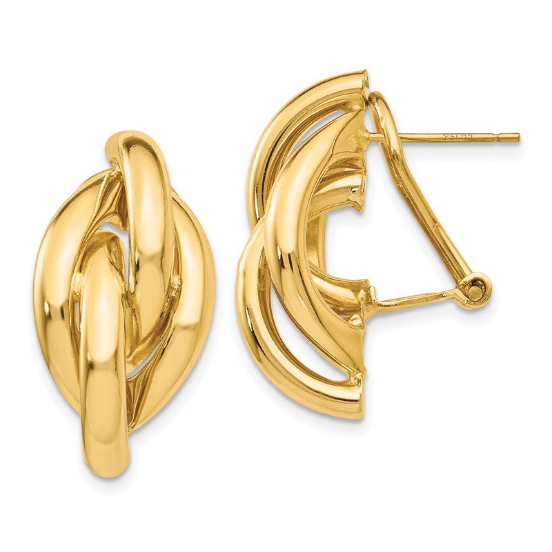 【WING BLING】[14K post] Loa Onetouch ピアス WING BLING】☆14K☆ Rooney Onetouch Ring ピアス