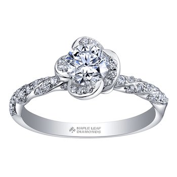 Maple Leaf Diamonds™ Wind’s Embrace™ Ladies Engagement Ring                                          ML516W75