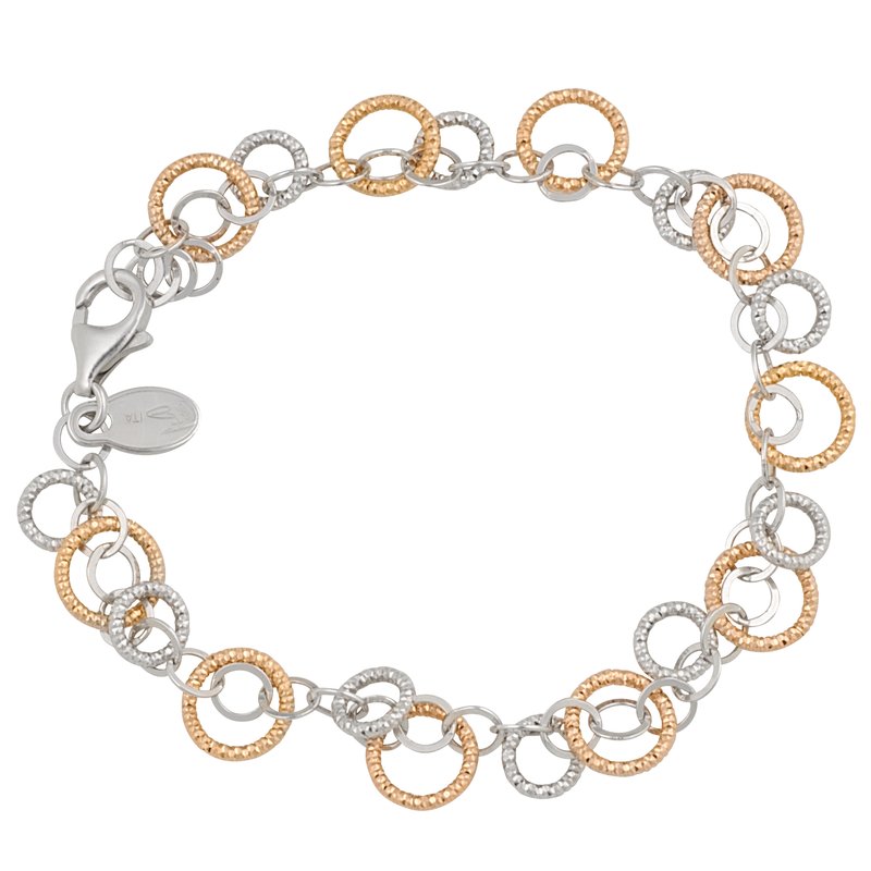 Sterling silver rose gold plated bracele Sterling silver rose gold plated bracele