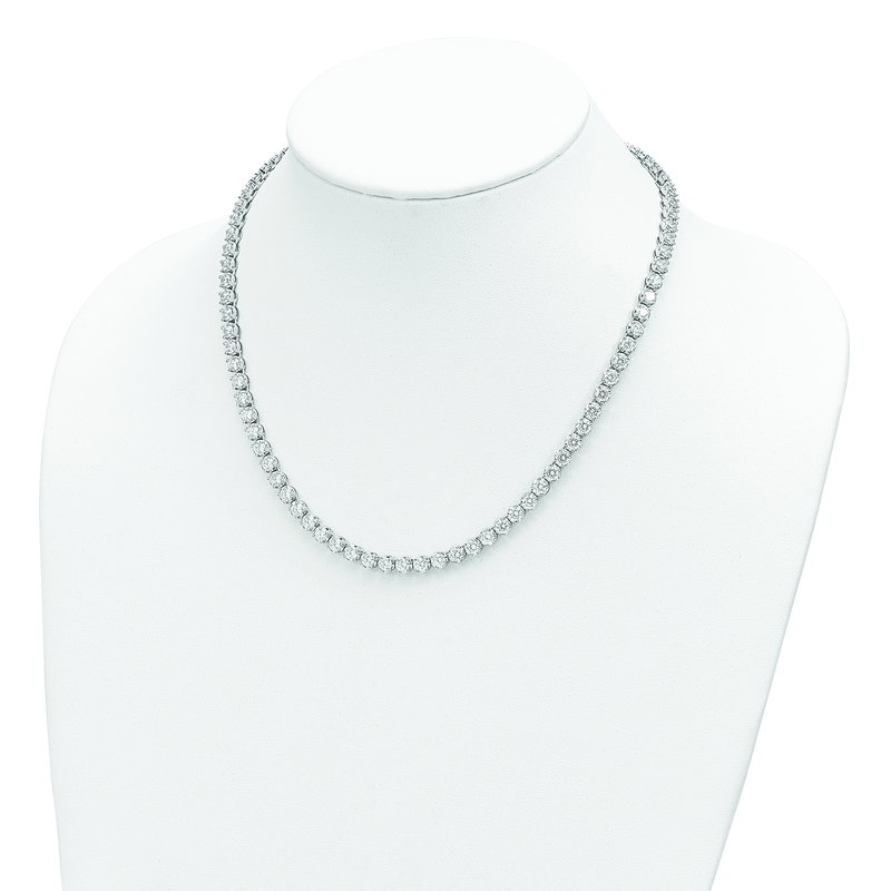 Cheryl M Sterling Silver CZ Angel Wing Necklace Cheryl M Sterling Silver CZ Angel Wing Necklace