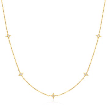 Ania Haie Silver Cross Station Necklace main image 1