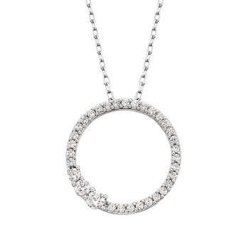 Diamond Circle Pendant .33tw TJC11B3447D