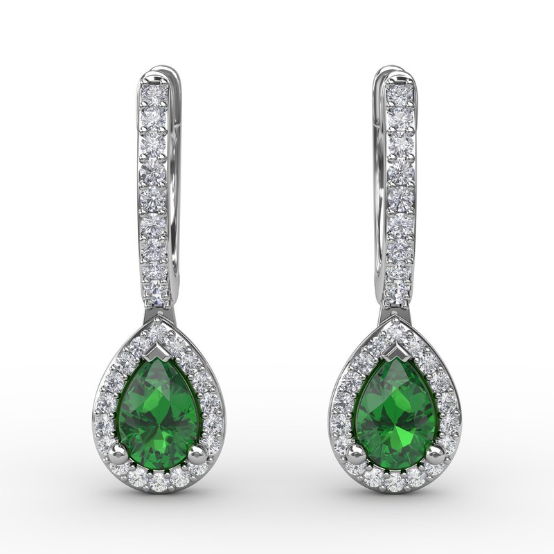 Fana Petite Teardrop Hoop Earrings ER1394E - Worthington