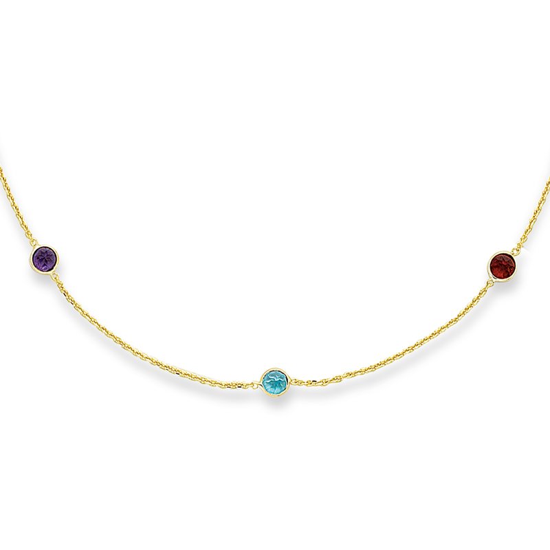 Royal Chain Royal Chain 14K Gold Semi-Precious Necklace CS140-16 - Windy City Diamonds
