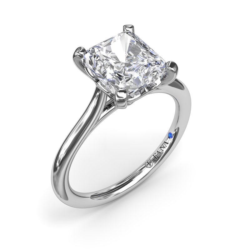 Fana Precious Radiant Solitaire Diamond Engagement Ring