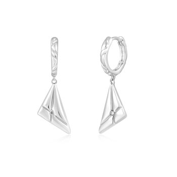 Ania Haie Silver Triangle Kiss Studs main image 0