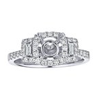 Shefi Diamonds 14KW White Gold Diamond Engagement Ring 4.84 Ctw 921340(A)EU2