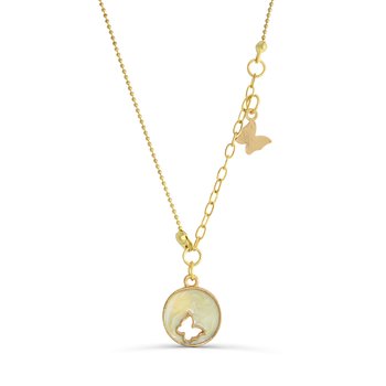 White Butterfly Pendant Z124-5490