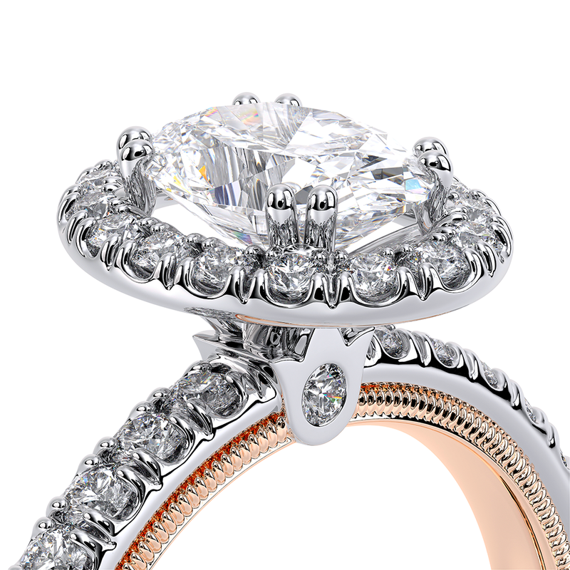 Verragio Tradition-180hov-14k Rose Gold Oval TRADITION-180HOV