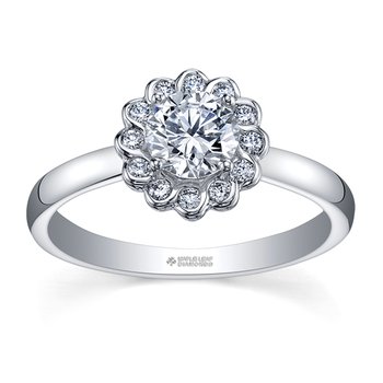 Maple Leaf Diamonds™ Tides of Love™ Ladies Engagement Ring                                           ML519W65