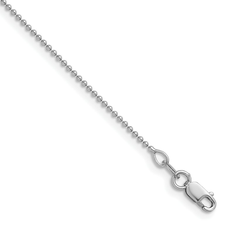Italian Collection Herco 14K White Gold Rhodium-plated Polished - Technical View