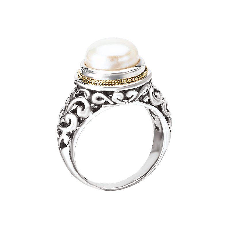 Eleganza Ladies Fashion Pearl Ring 710757-8 - KIM International