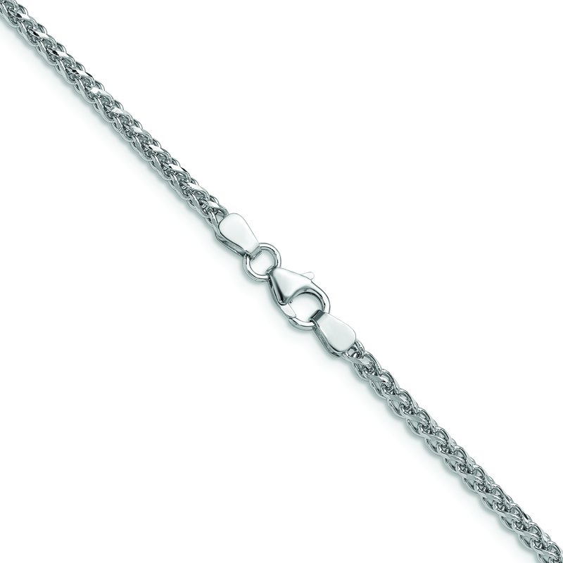 Herco Herco 14K White Gold Rhodium-plated Polished and Diamond-cut