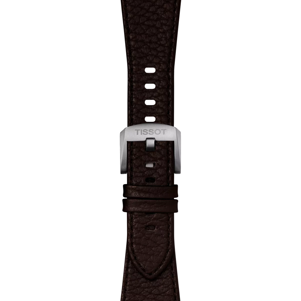 Tissot Official Brown PRX 40mm Leather Strap T852049164