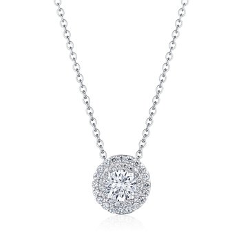 17" Double Bloom Diamond Necklace FP810RD65NECKLACES