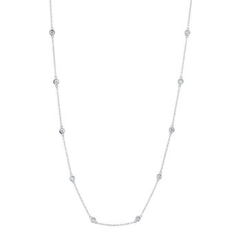 0.28CT 14K W/G 18" DIAMONDS BY THE YARD CHAIN SC22003837