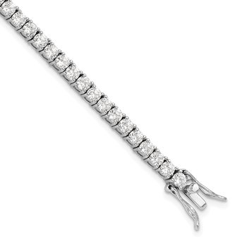 Cheryl M Sterling Silver CZ Infinity Symbol 7 Cheryl M Sterling Silver CZ Infinity Symbol 7