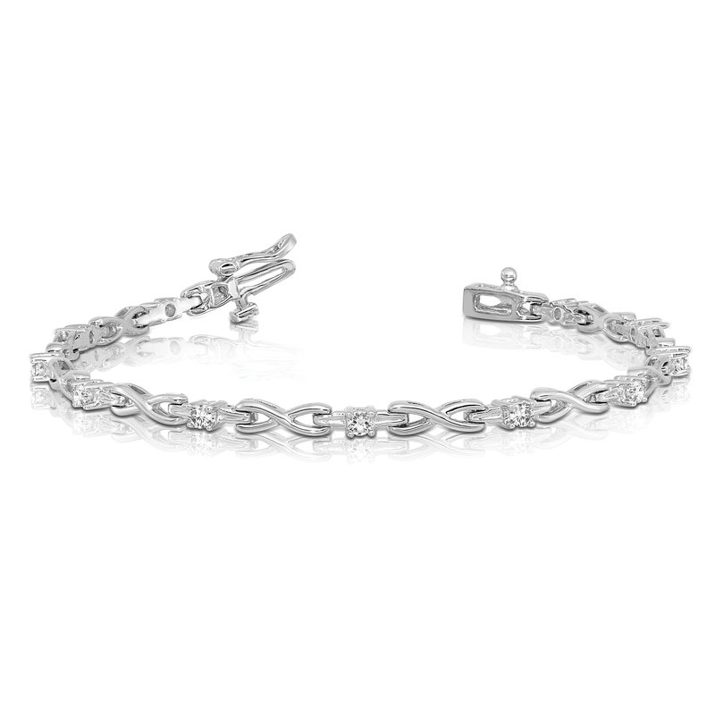 J.F. Kruse Signature Collection 14k White Gold Complete 1/2