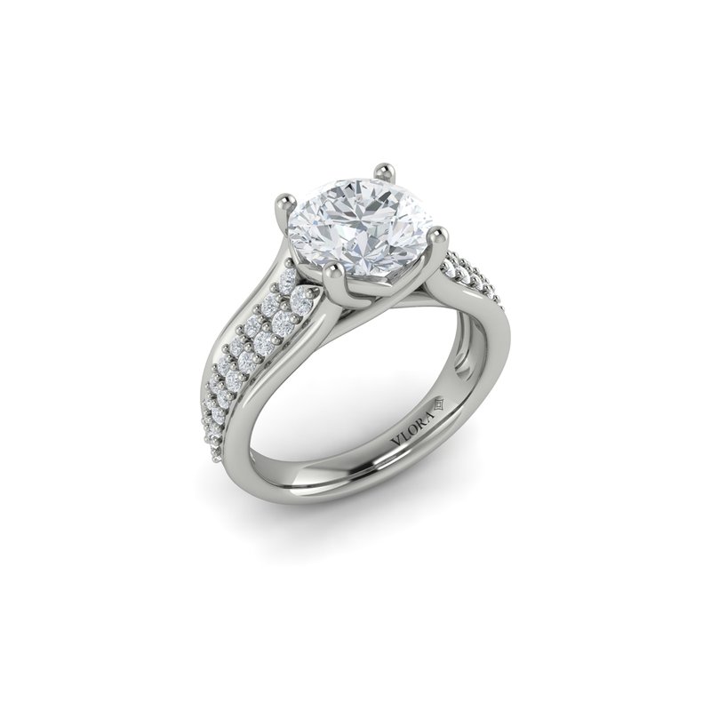 Vlora Crescendo Engagement Ring VSC20432-RD20 - Lordo's Diamonds