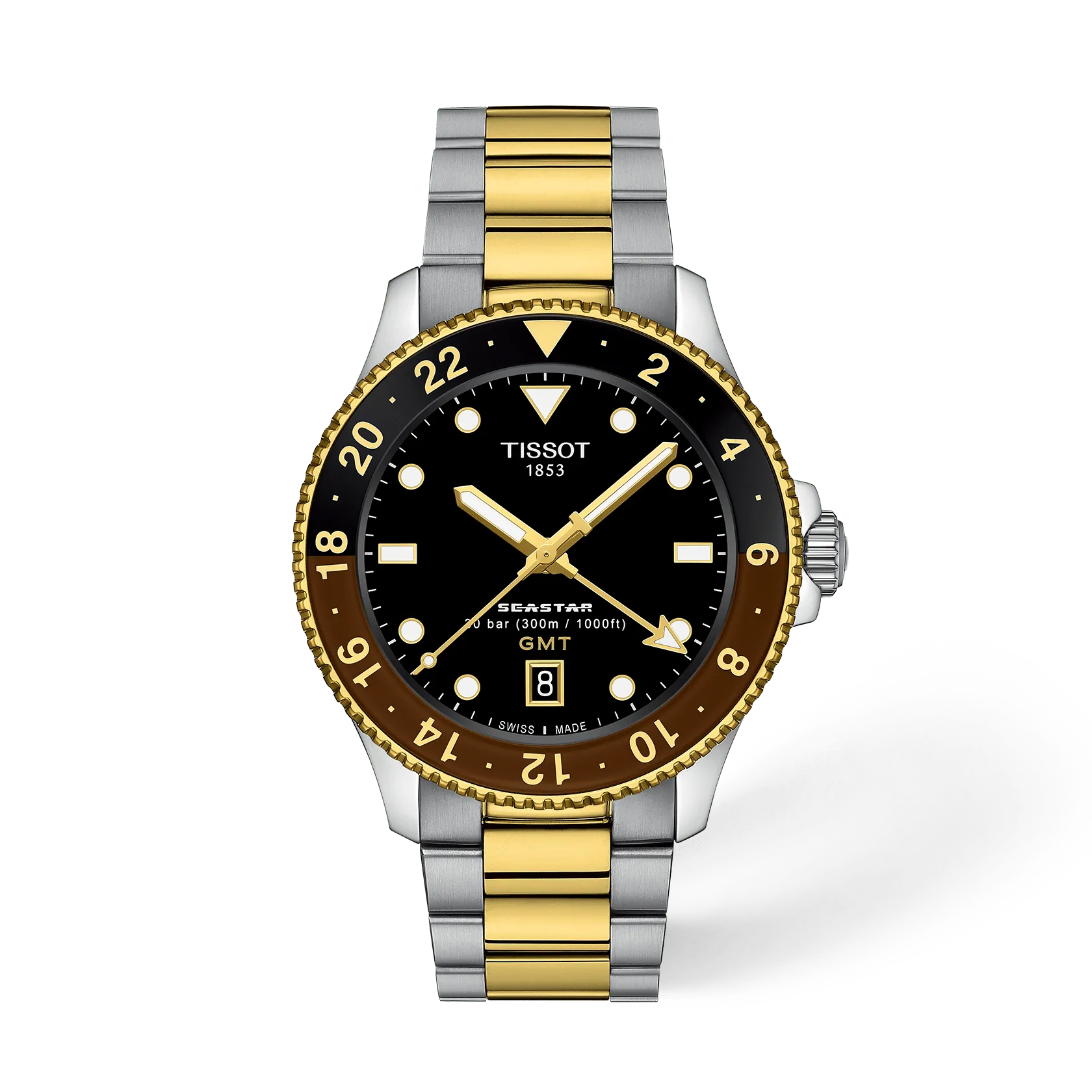 【青木】Tissot 時計 Tissot Seastar 1000 GMT 40mm T1208522205100 - Apex Jewelers