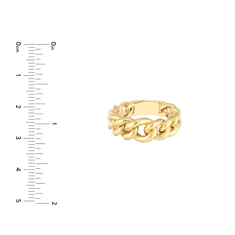 Large Graduated Curb Link Ring - Trice Jewelers