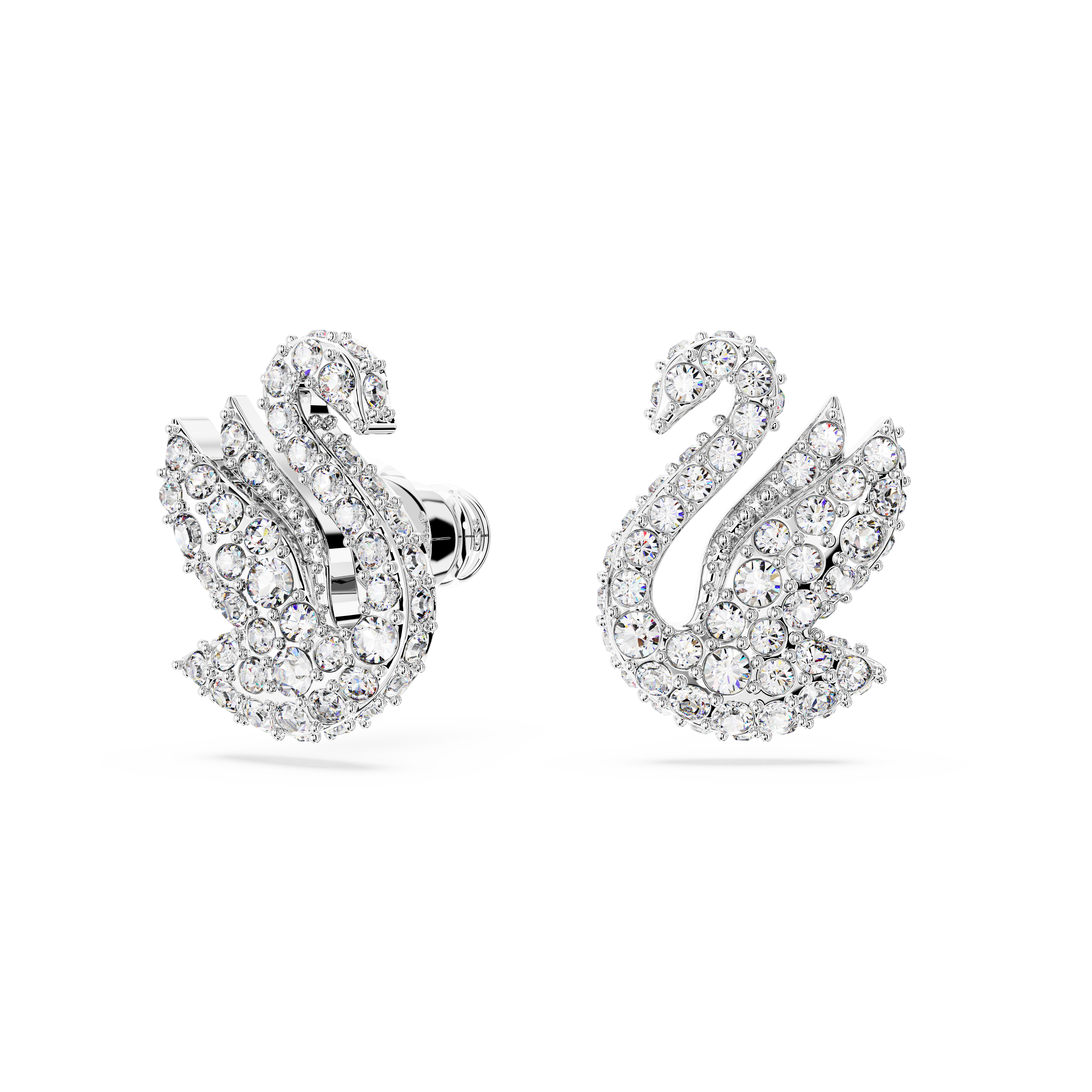 Swarovski Swarovski Iconic Swan stud earrings, Swan, White