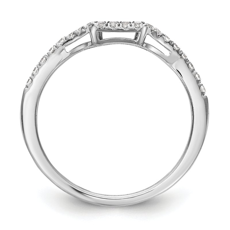 True Origin 14K White Gold 1/5 carat Lab Grown Diamond VS+ F+ Complete ...
