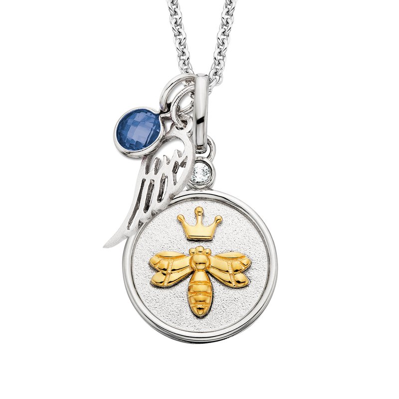 Berco Jewelry Mommy Chic Queen Bee Pendant ASPSSFJ297WT