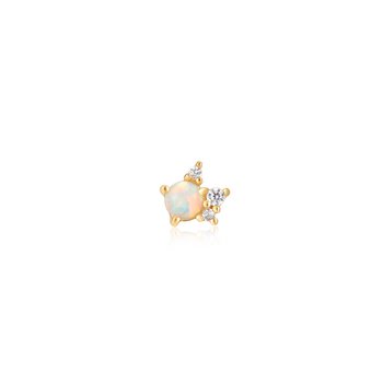 ANIA HAIE Double Sparkle Barbell Single Earring E035-07H