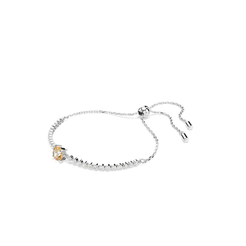 Swarovski Hyperbola bracelet, Infinity and heart, White