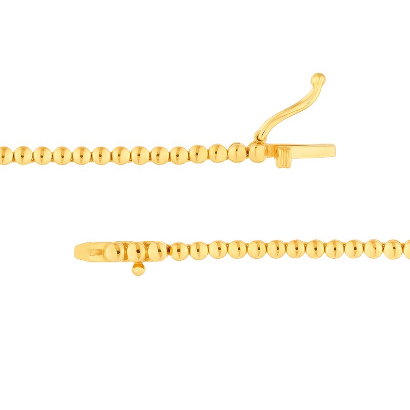 Midas Chain 4.0tcw Blue Sapphire Bezel Graduated Half Tennis