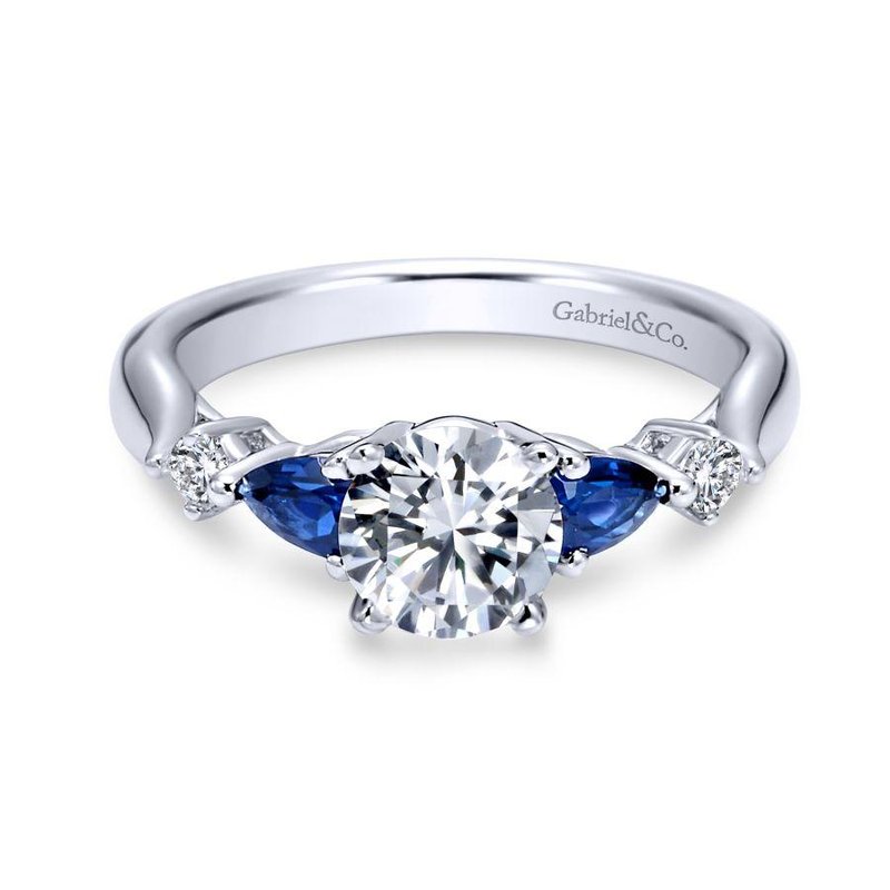 White Gold Sapphire and online Diamond Ring