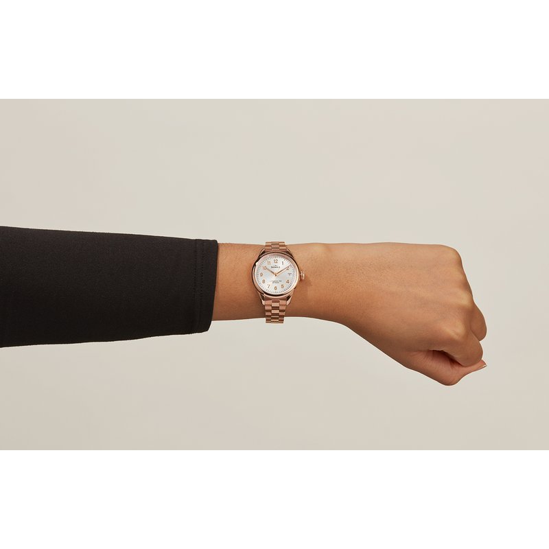 Shinola Watch: Vinton 3HD 32mm, Rose Gold Bracelet  display picture 1