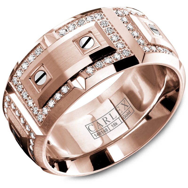 Carlex Wedding Band WB-9851WW-S Bradley Gough Diamonds